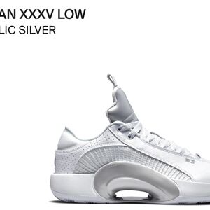Jordan XXXV Low - Metallic Silver